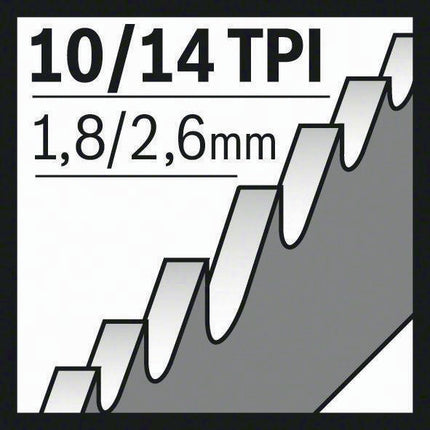 Brzeszczot do piły szablastej Bosch S 1222 VF ( 4000837548 ) długość 300 mm szerokość 19 mm o zmiennym uzębieniu
