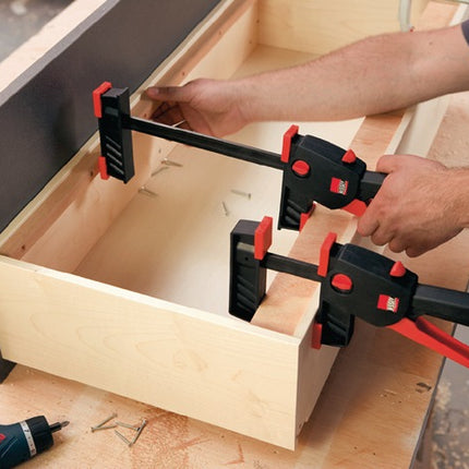 Pinza Bessey DuoKlamp para una mano ( 4000831539 ) Ancho de sujeción 160 mm Ancho de separación 75 - 235 mm