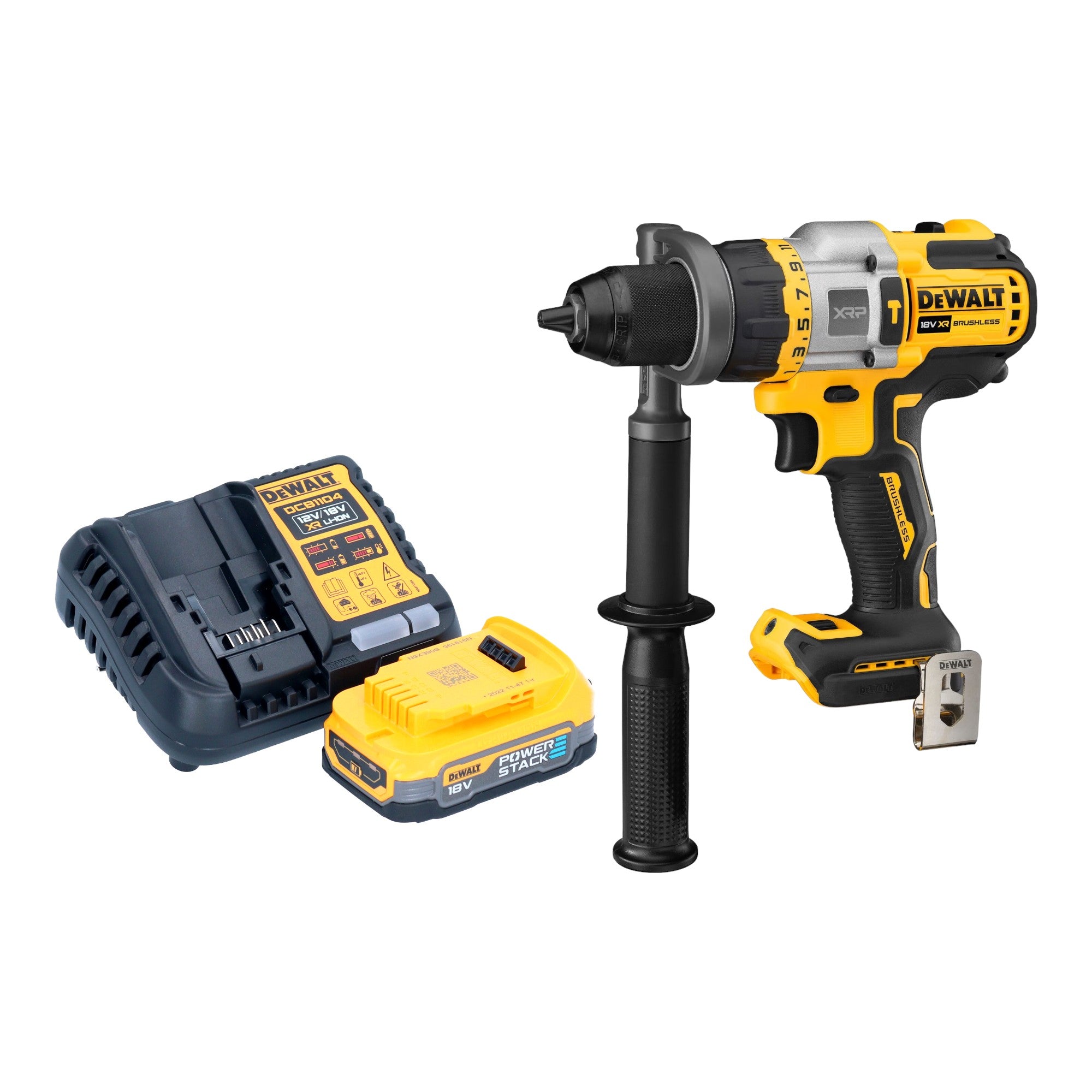 DeWalt DCD 999 E1 Akku Schlagbohrschrauber 18 V 95 Nm Brushless 1x Powerstack Akku 1 7 Ah Ladegeraet 0 - toolbrothers