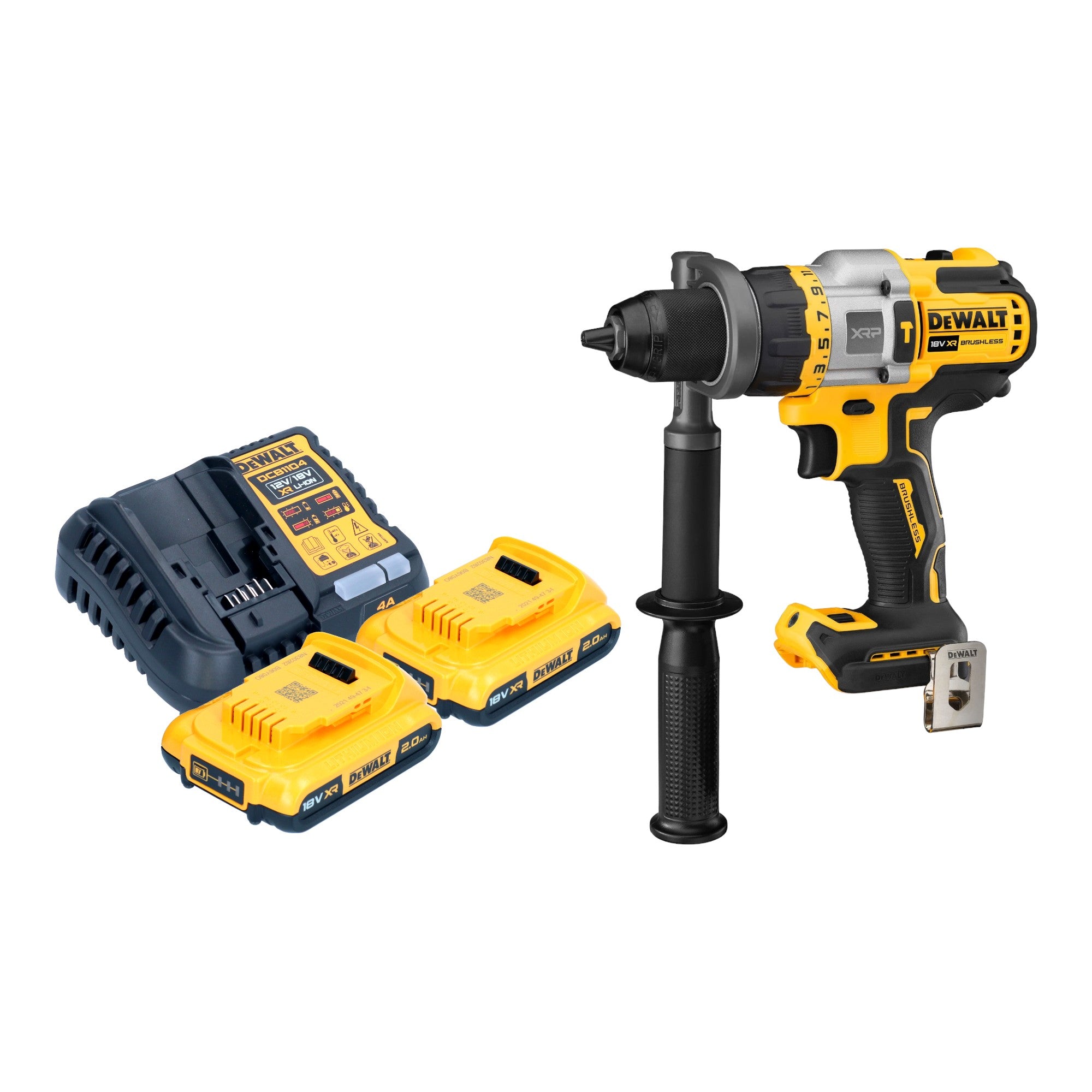 DeWalt DCD 999 D2 Akku Schlagbohrschrauber 18 V 95 Nm Brushless 2x Akku 2 0 Ah Ladegeraet 0 - toolbrothers