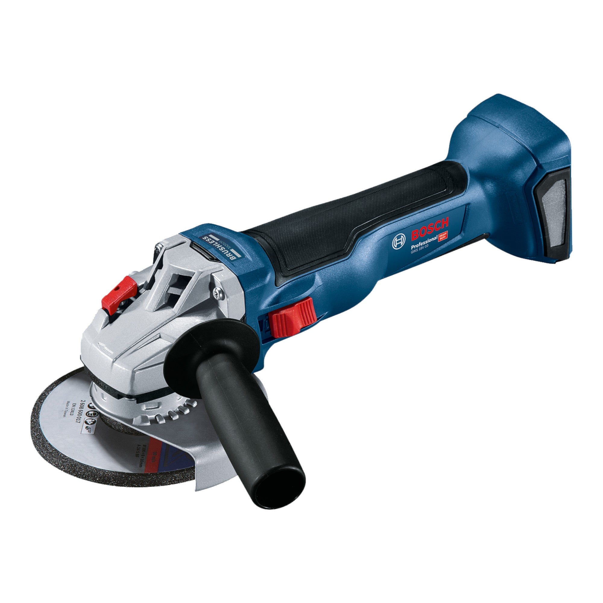 Bosch GWS 18V 10 Professional Akku Winkelschleifer 18 V 125 mm Brushless 1x Akku 4 0 Ah ohne Ladegeraet 1 - toolbrothers