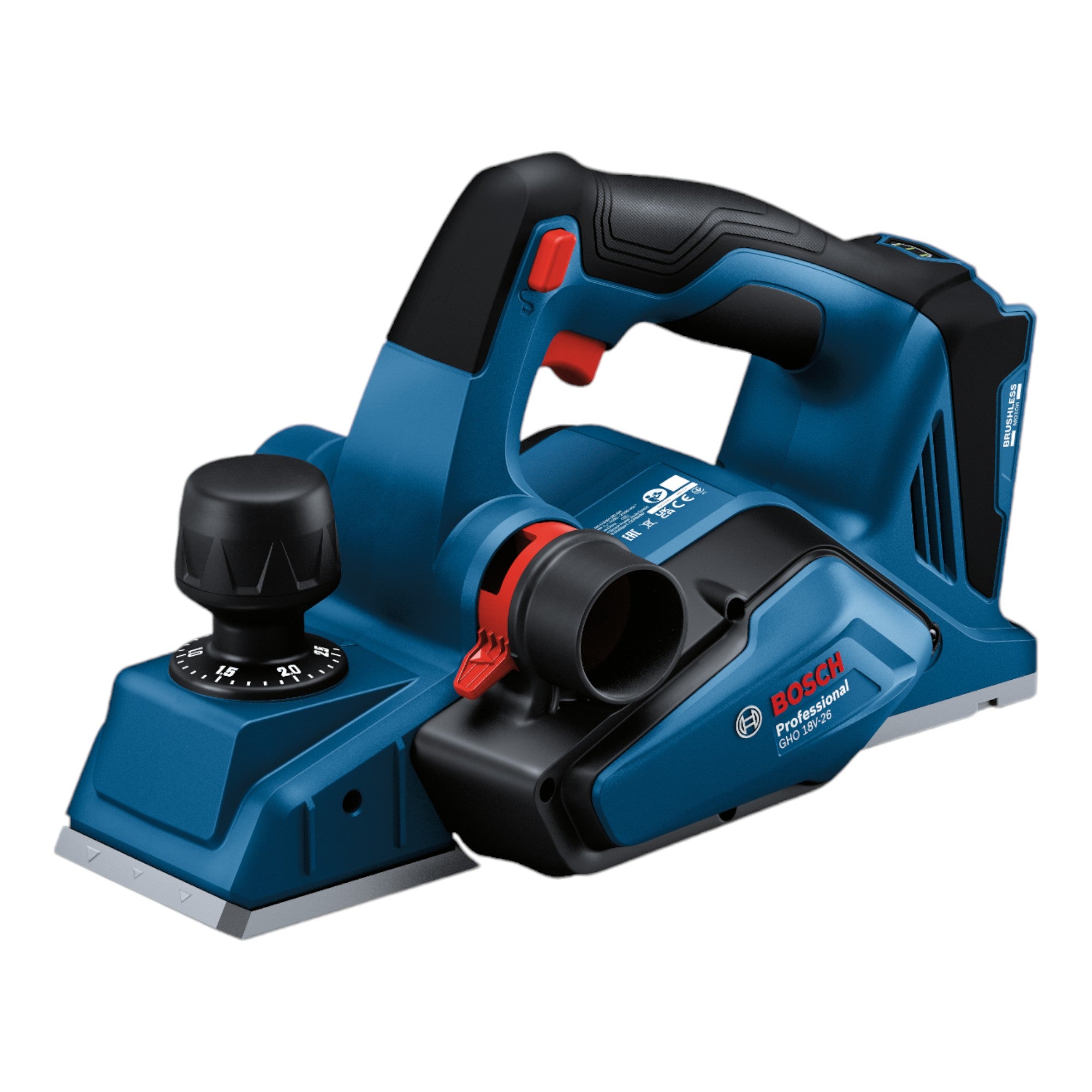 Bosch GHO 18V 26 Professional Akku Hobel 18 V 2 6 mm Brushless 1x Akku 4 0 Ah L Boxx ohne Ladegeraet 1 - toolbrothers