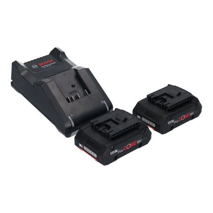 Bosch GHO 18V-26 Pialla professionale a batteria 18 V 2,6 mm senza spazzole + 2x batteria ProCORE 4,0 Ah + caricabatterie + L-Boxx