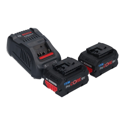 Bosch GHO 18V-26 Pialla professionale a batteria 18 V 2,6 mm senza spazzole + 2x batteria ProCORE 8,0 Ah + caricabatterie + L-Boxx