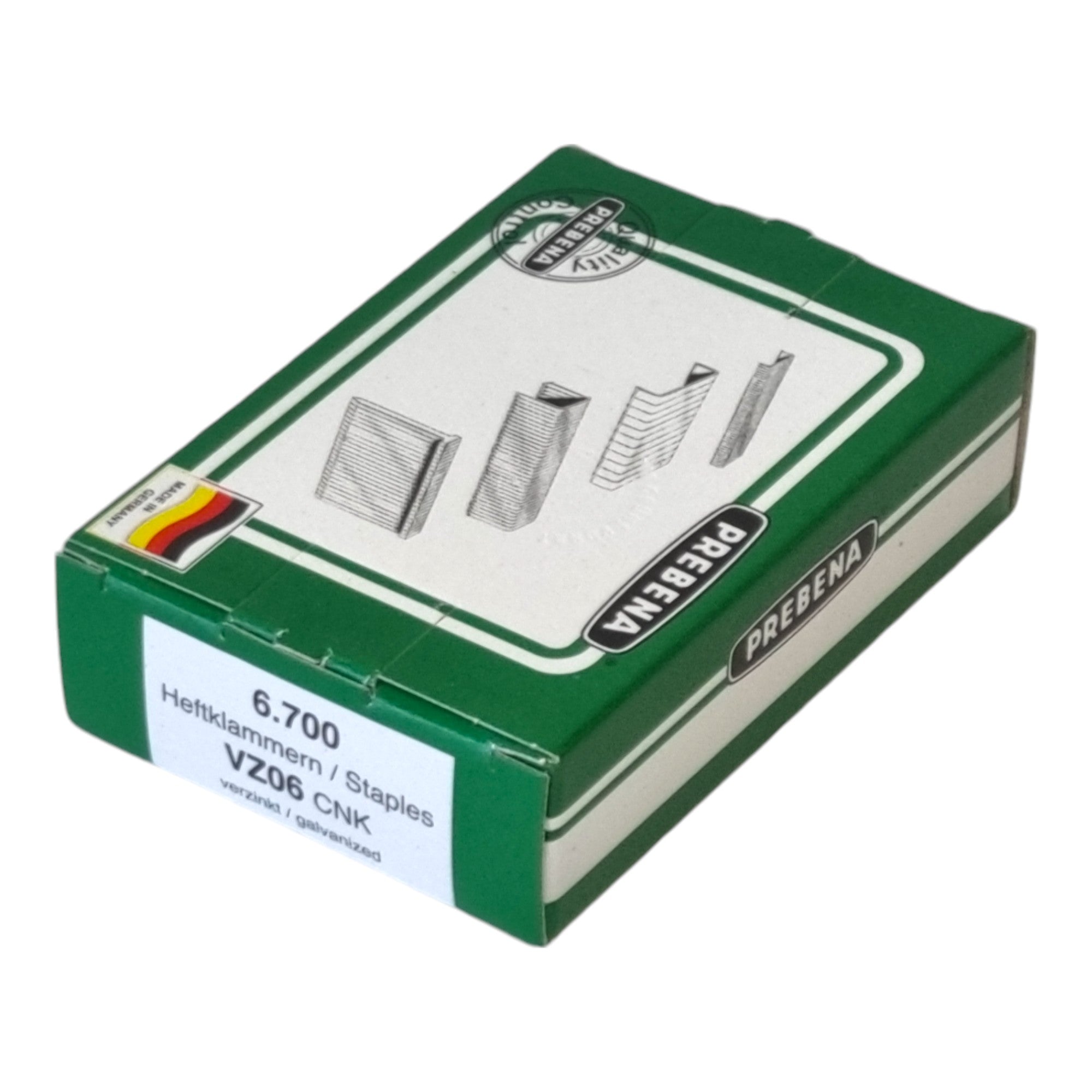 Prebena 10x VZ06CNK Heftklammer 10 5 x 6 mm Typ VZ 67000 Stueck aus Stahl verzinkt 2 - toolbrothers