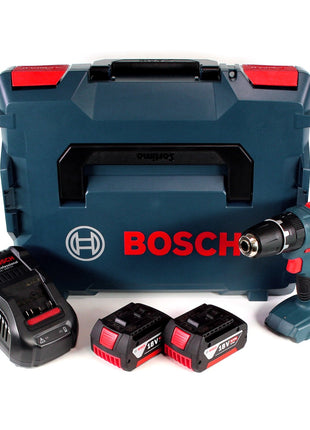 Bosch Professional GSB 18V-21 Akku Schlagbohrschrauber 18V 55Nm + 2x Akku 6,0Ah + Ladegerät + L-Boxx - Toolbrothers