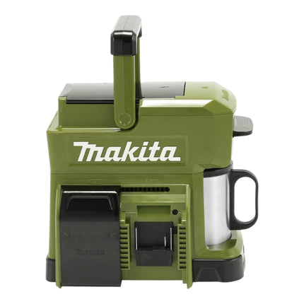 Makita DCM 501 ZO Cordless Coffee Maker 12 V max / 18 V Olive - Outdoor Adventure Edition Solo - without battery, without charger