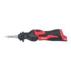 Milwaukee M12 SI-201 cordless soldering iron 12 V 400 °C lockable head + 1x rechargeable battery 2.0 Ah + charger