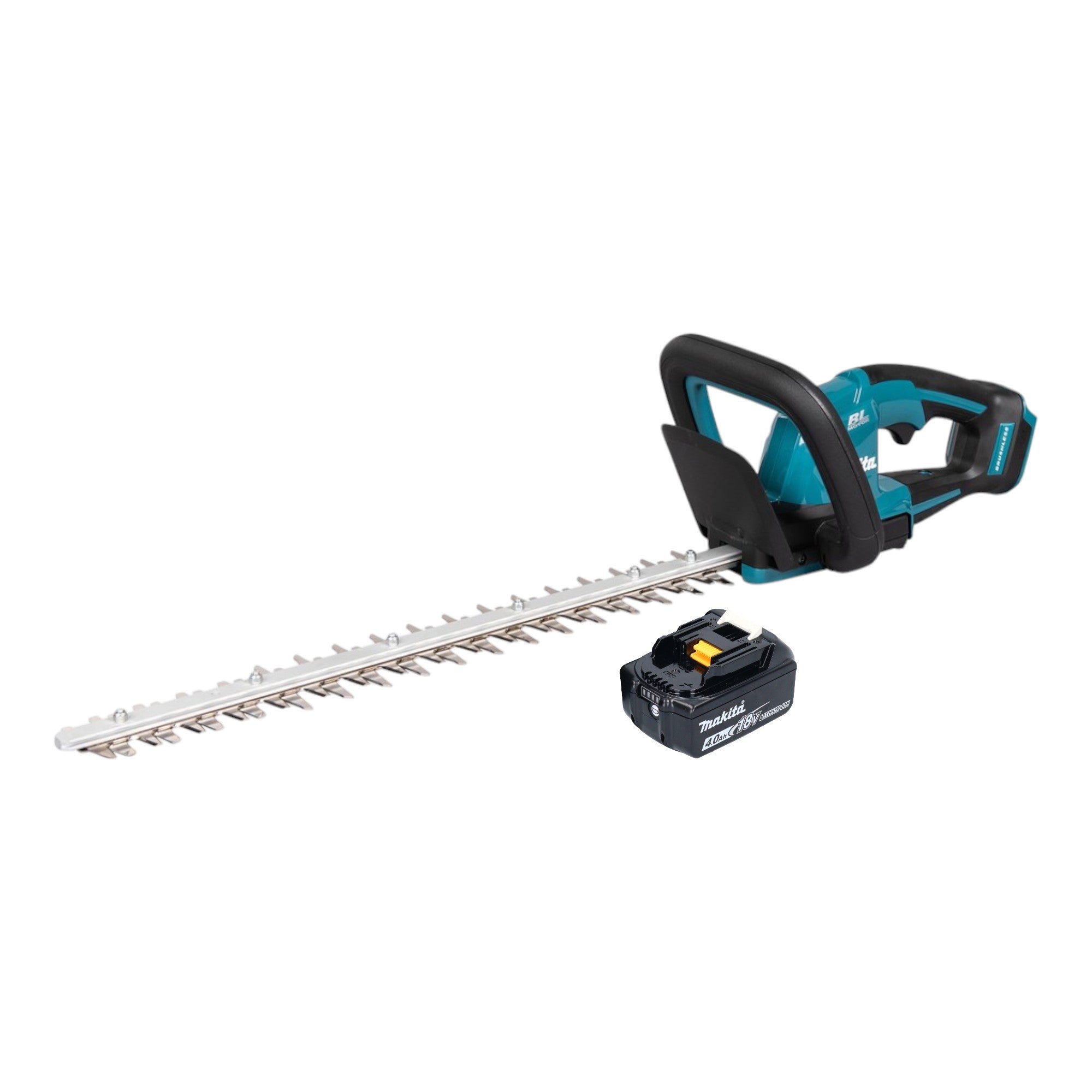 Makita DUH 506 M Akku Heckenschere 18 V 50 cm Brushless 1x Akku 4 0 Ah ohne Ladegeraet 0 - toolbrothers