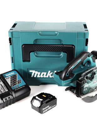 Makita DCS 553 RT1J Akku Metallhandkreissäge 18V 150 mm Brushless + 1x Akku 5,0Ah + Ladegerät + Makpac - Toolbrothers