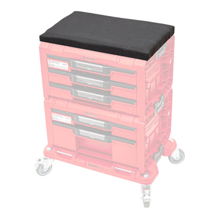 Asiento Qbrick System PRO Placa adaptadora para asiento de espuma 450 x 310 x 31 mm Superficie de asiento acolchada