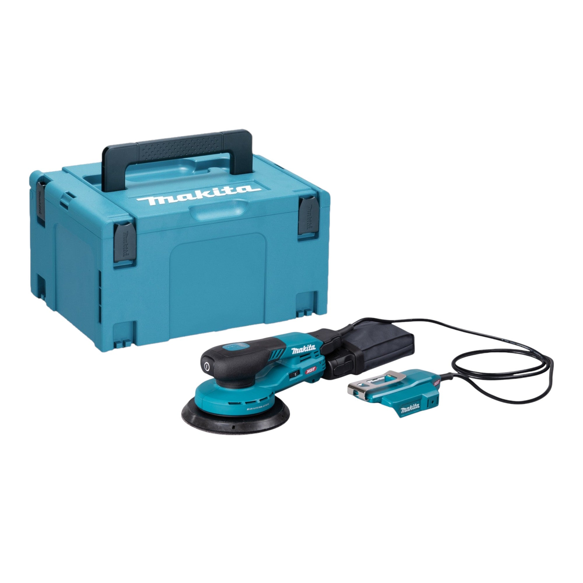 Makita BO 004 CGZ01 Akku Exzenterschleifer 40 V max 150 mm 3 0 mm Hub Brushless Makpac ohne Akku ohne Ladegeraet 0 - toolbrothers