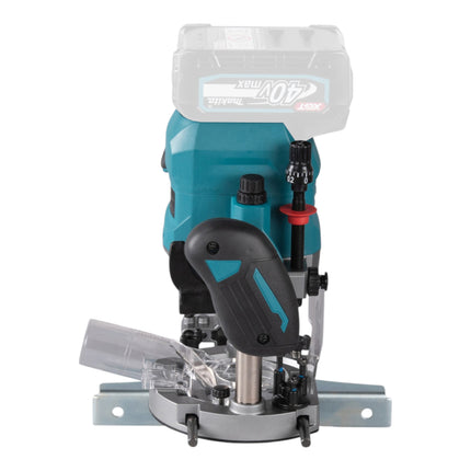 Makita RP 001 GT201 Fresadora sin cable 40 V máx. 12 mm sin escobillas + 2x batería 5.0 Ah + cargador
