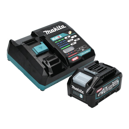 Makita RP 001 GM101 Défonceuse sans fil 40 V max. 12 mm Brushless + 1x batterie 4,0 Ah + chargeur + Makpac