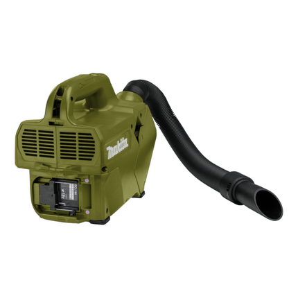 Makita DCL 184 SFO Aspirateur à batterie 18 V 54 mbar 0,5 l Olive Outdoor Adventure Serie + 1x batterie 3,0 Ah + chargeur