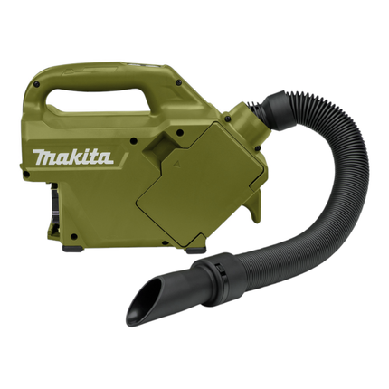 Makita DCL 184 SFO Aspirateur à batterie 18 V 54 mbar 0,5 l Olive Outdoor Adventure Serie + 1x batterie 3,0 Ah + chargeur