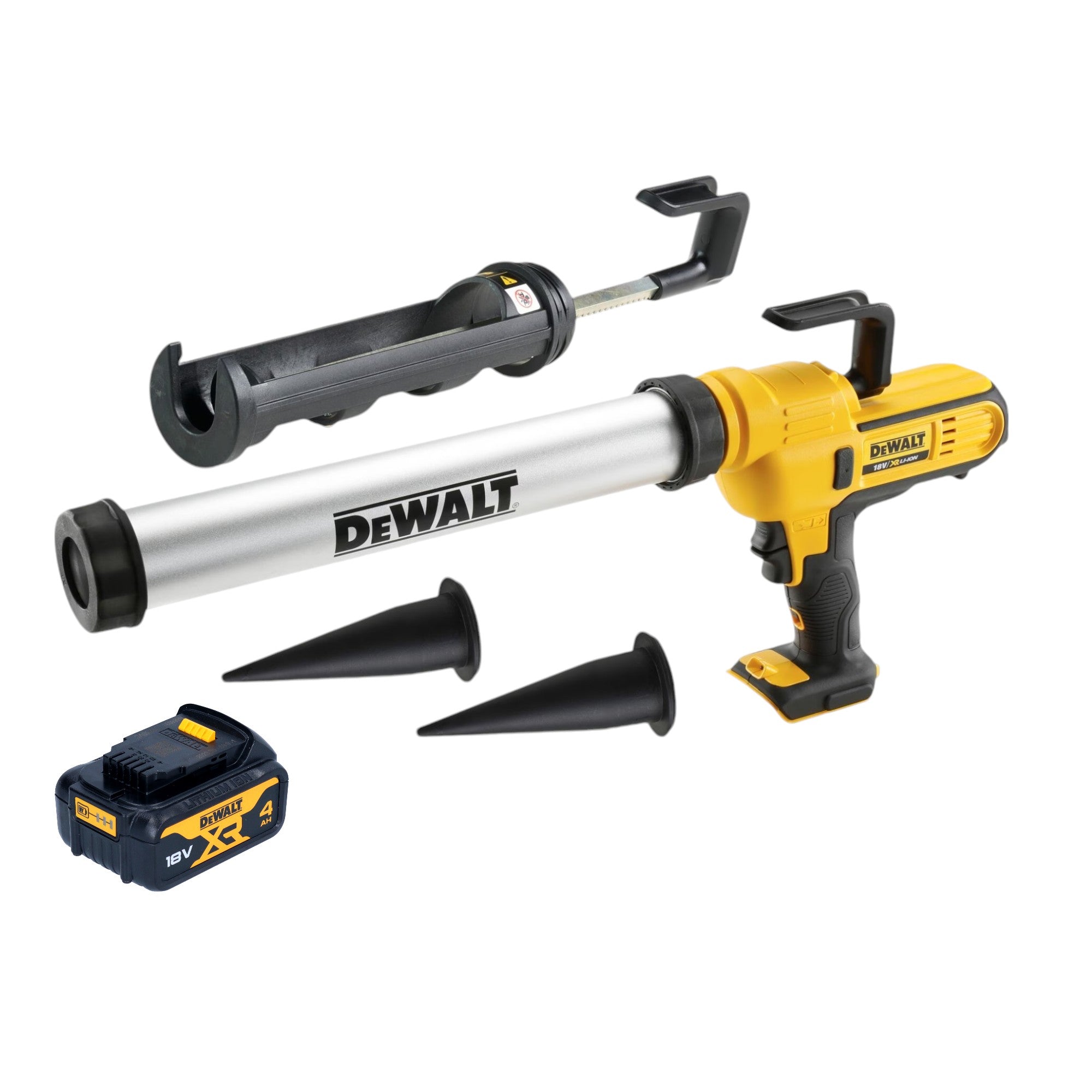 DeWalt DCE 581 NK Akku Kartuschenpistole 18 V 310 ml 1x Akku 4 0 Ah Koffer ohne Ladegeraet 0 - toolbrothers