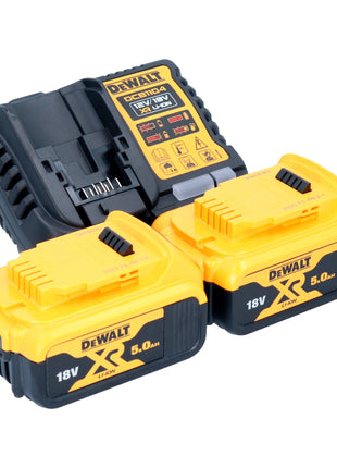 Pistola a cartuccia a batteria DeWalt DCE 581 P2K 18 V 310 ml + 2x batteria ricaricabile 5,0 Ah + caricatore + custodia