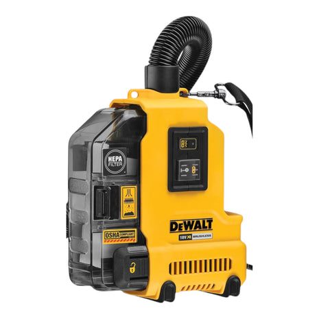 DeWalt DWH 161 E2 Akumulatorowy odkurzacz uniwersalny 18 V 0,21 l bezszczotkowy + 2x akumulator Powerstack 1,7 Ah + ładowarka