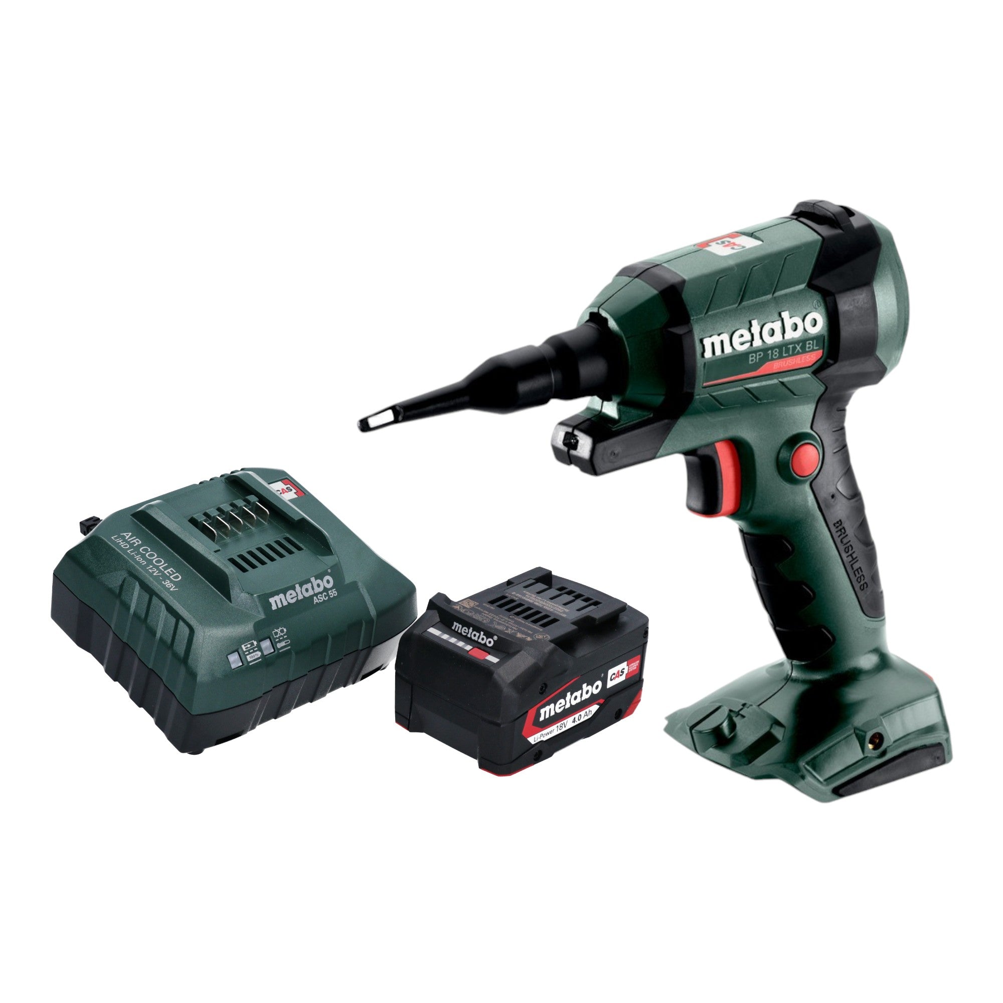 Metabo BP 18 LTX BL Akku Blaspistole 18 V Brushless 1x Akku 4 0 Ah Ladegeraet 0 - toolbrothers