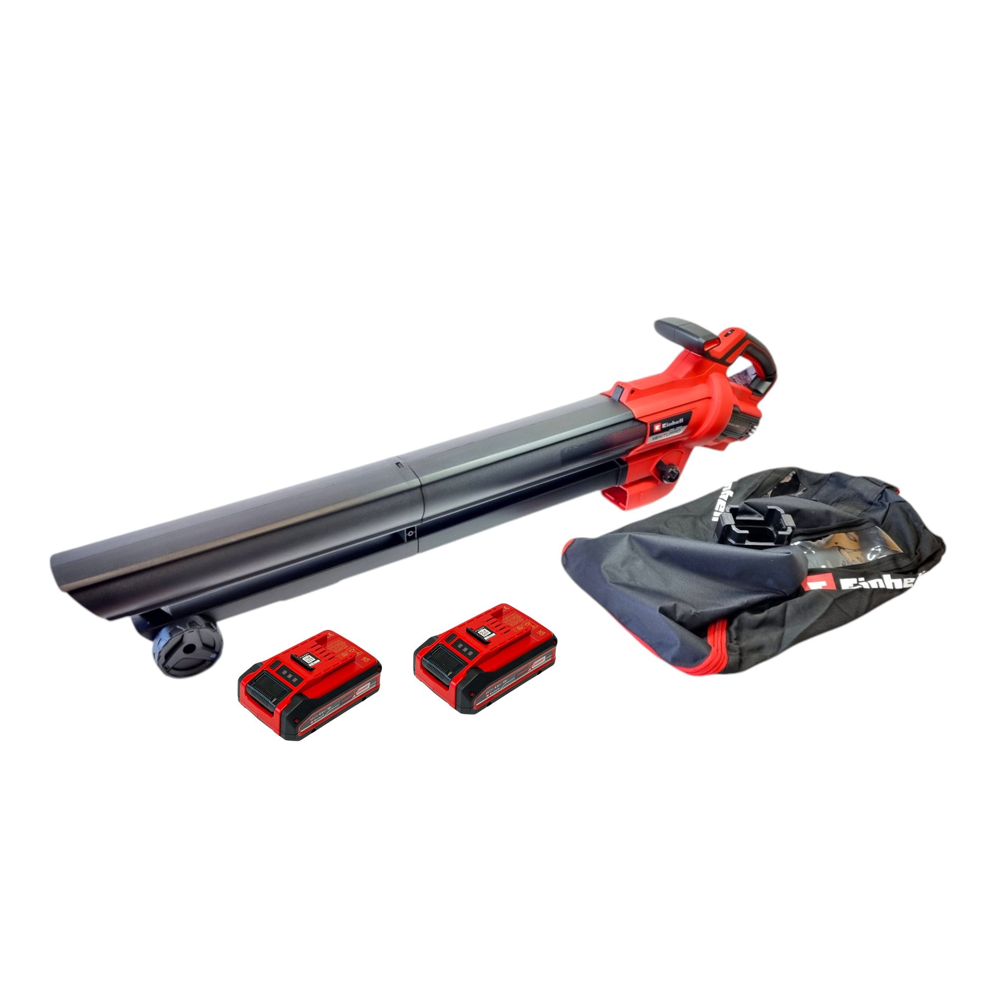 Einhell GE CL 36 Li E Akku Laubblaeser und sauger 36 V 2x 18 V Power X Change Brushless 2x Akku 4 0 Ah ohne Ladegeraet 0 - toolbrothers