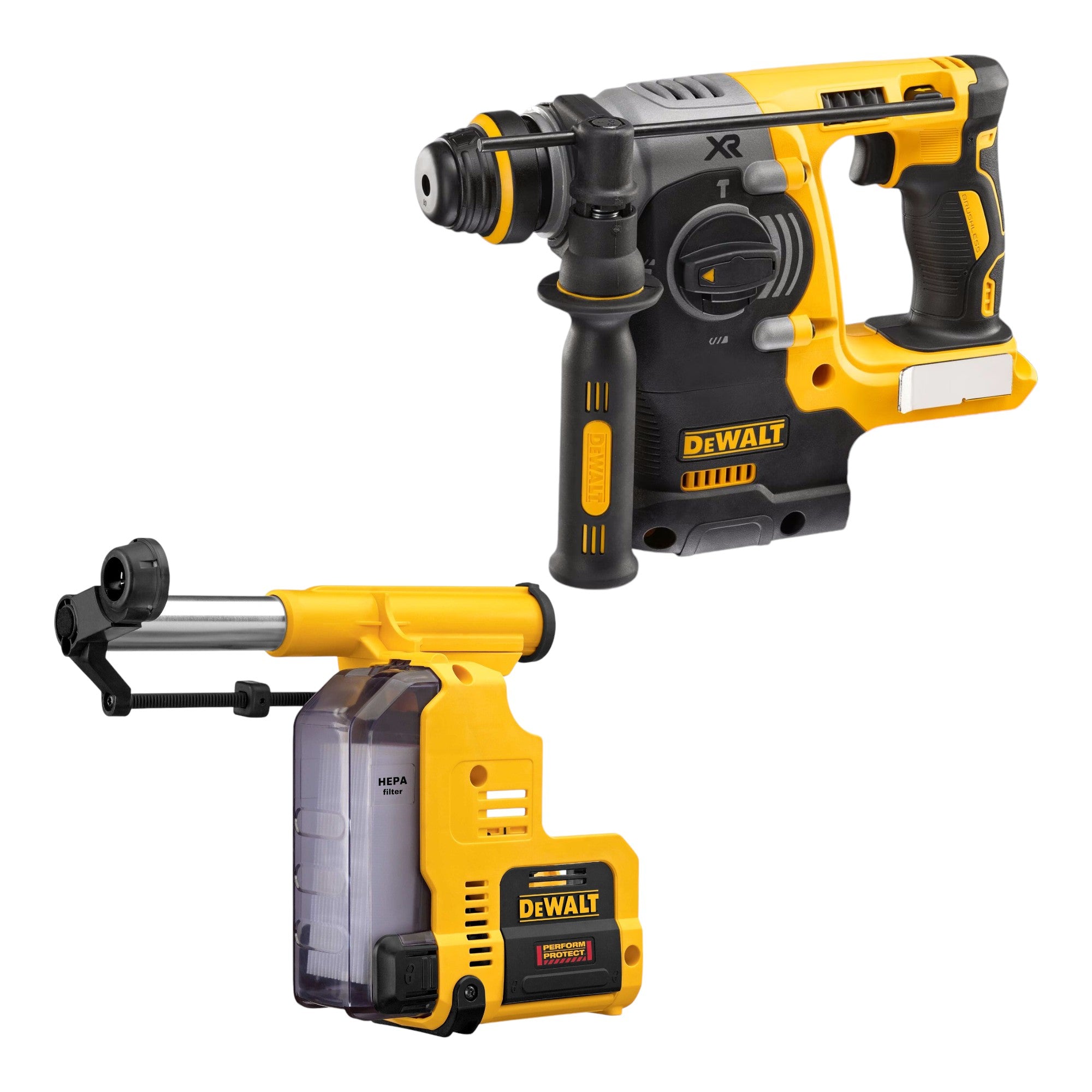 DeWalt DCH 273 N Akku Kombihammer 18 V 2 1 J SDS Plus Brushless D 25303 DH Staubabsaugung ohne Akku ohne Ladegeraet 0 - toolbrothers