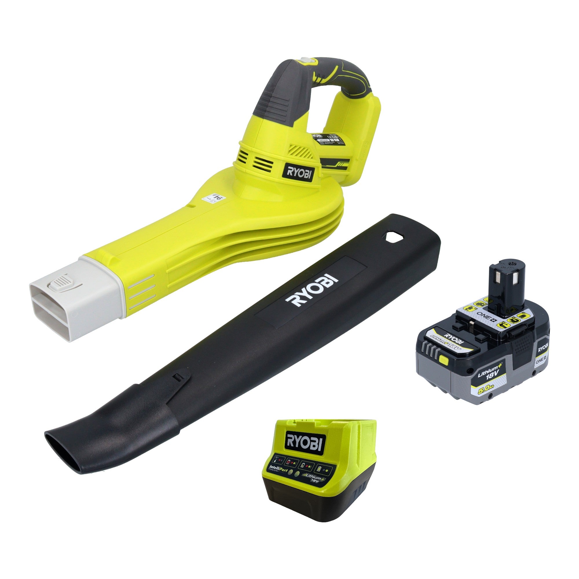 RYOBI OBL1820S Akku Laubblaeser 18 V 245 km h 1x Akku 5 0 Ah Ladegeraet 0 - toolbrothers