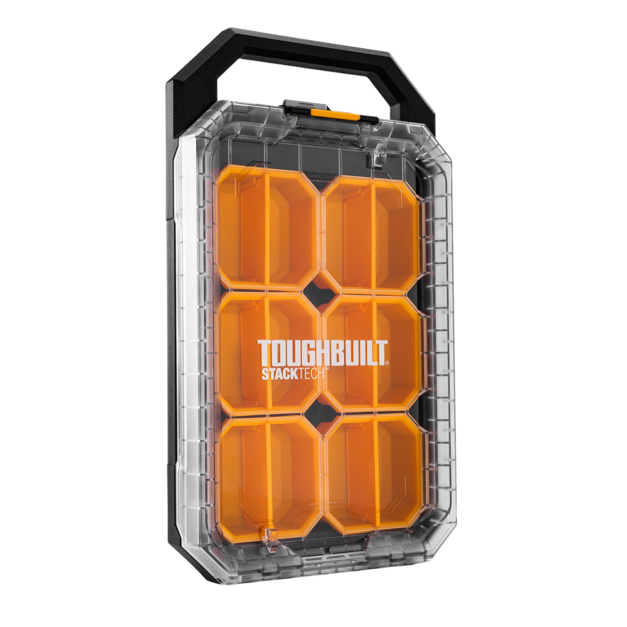 Toughbuilt STACKTECH TB B1 O 10C kompakter flacher Organizer 48 x 26 5 x 10 cm IP65 6x Inlay 6x Trennwand 1 - toolbrothers