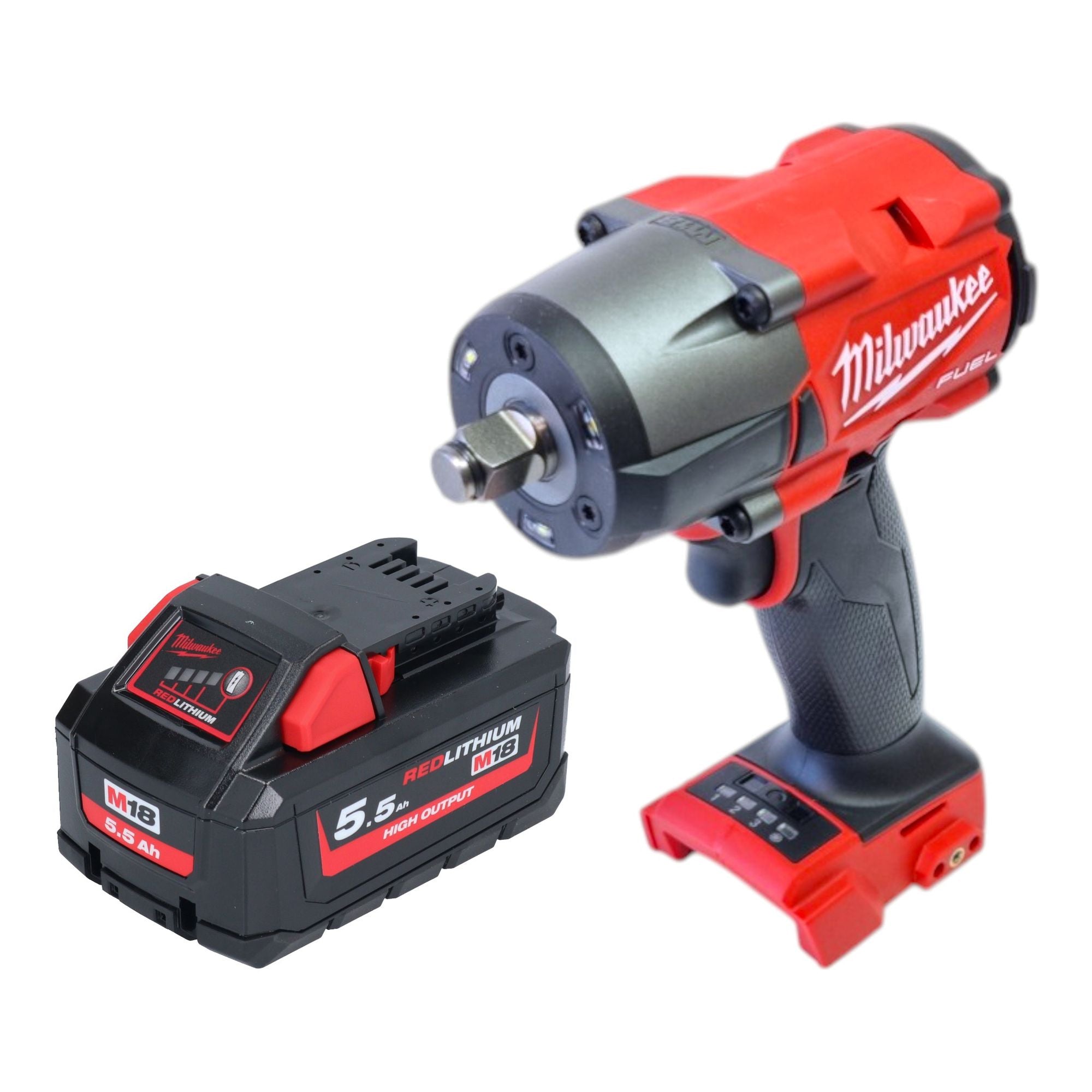 Milwaukee M18 FMTIW2F12 551 Akku Schlagschrauber 18 V 745 Nm 1 2 Brushless 1x Akku 5 5 Ah ohne Ladegeraet 0 - toolbrothers