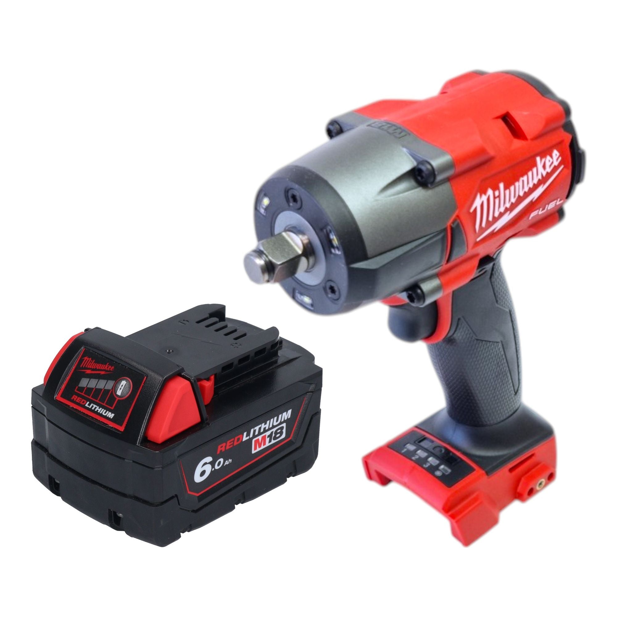 Milwaukee M18 FMTIW2F12 601 Akku Schlagschrauber 18 V 745 Nm 1 2 Brushless 1x Akku 6 0 Ah ohne Ladegeraet 0 - toolbrothers