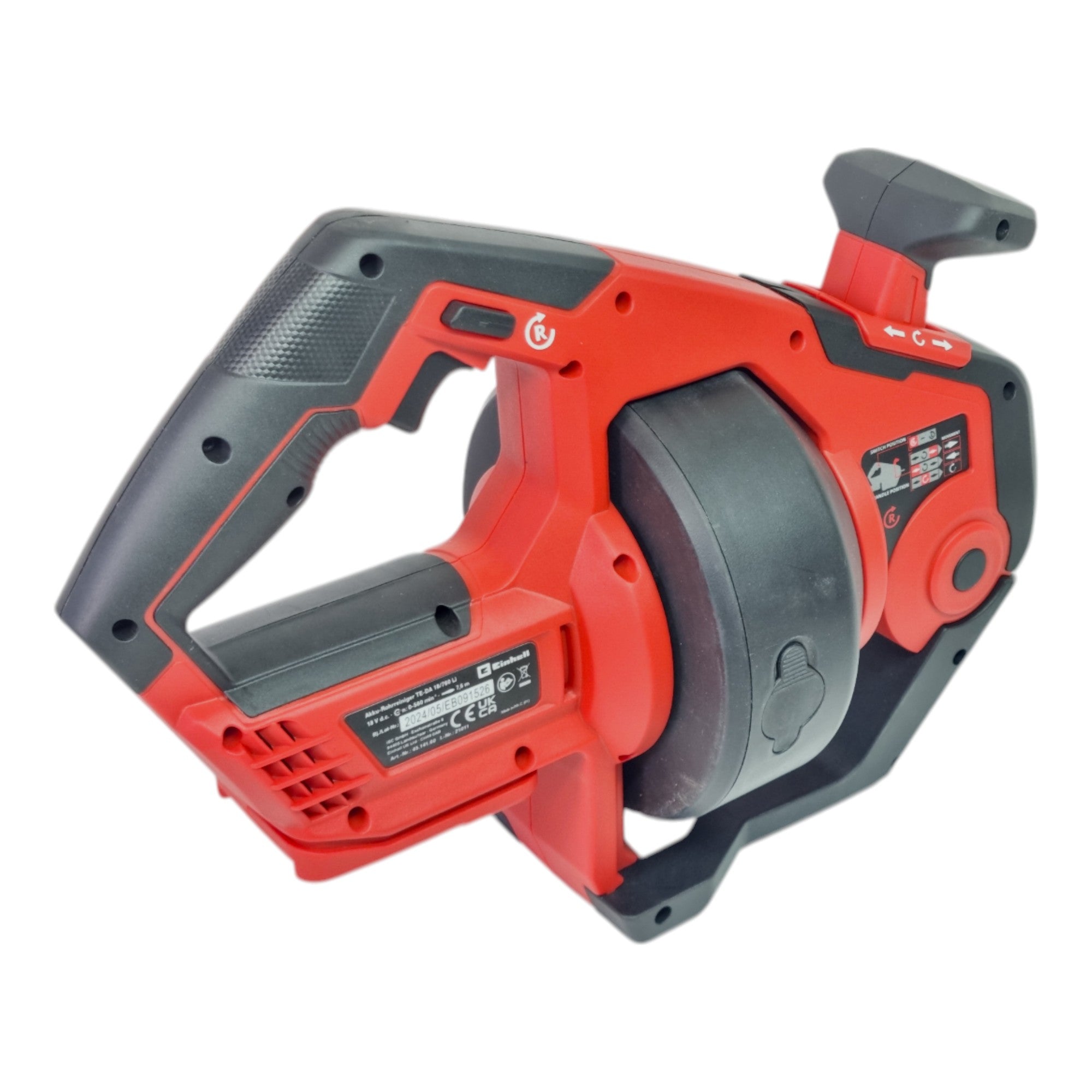 Einhell TE DA 18 760 Li Akku Rohrreiniger 18 V 7 6 m 55mm max 4514160 Solo ohne Akku ohne Ladegeraet 2 - toolbrothers