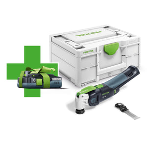 Festool OSC 18 E-Basic-4,0 Akku Oszillierer 18 V Starlock Max ( 577033 ) Brushless + 1x Akku 4,0 Ah + Systainer - ohne Ladegerät