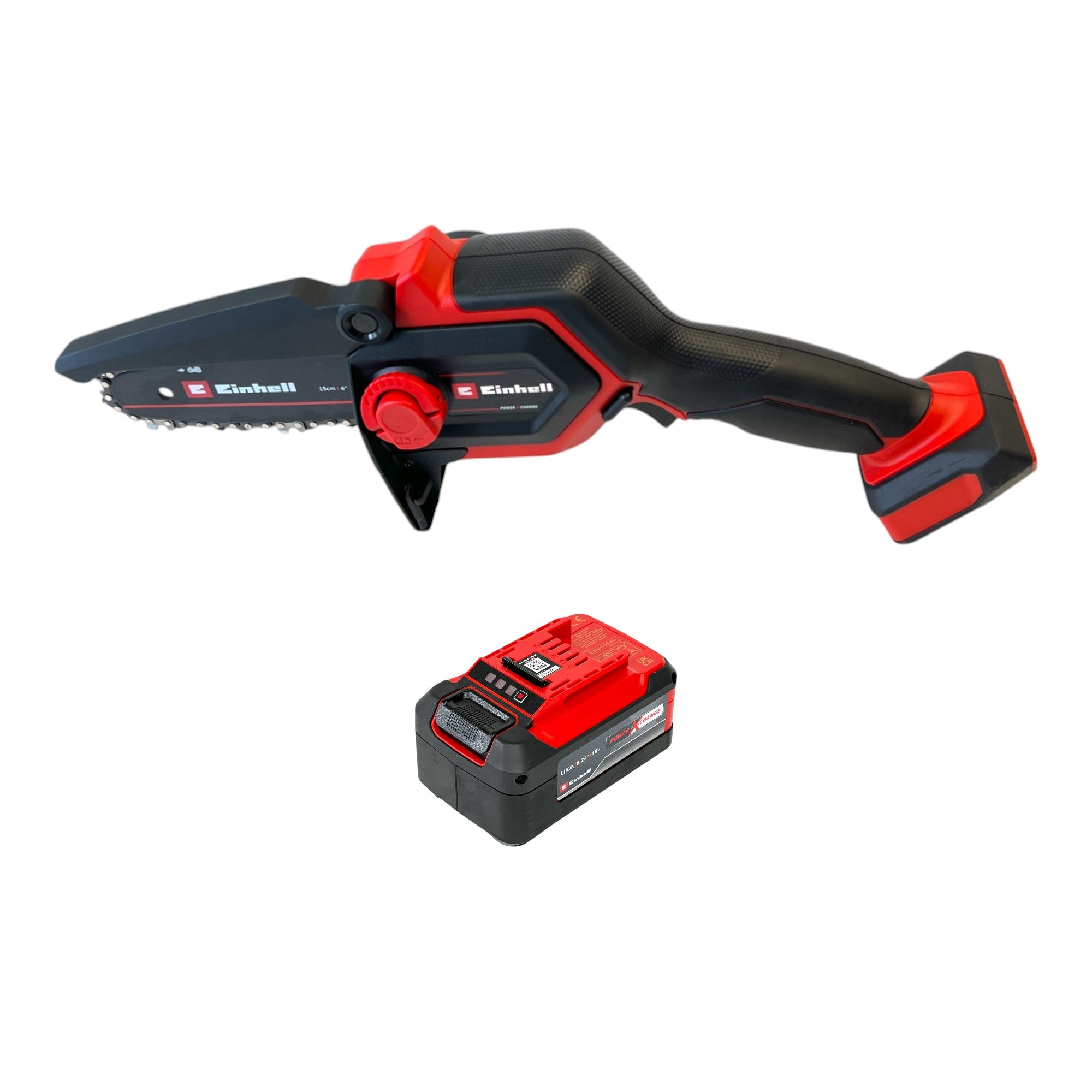 Einhell GE PS 18 15 Li BL Akku Astkettensaege 18 V 15 cm Brushless 1x Akku 5 2 Ah ohne Ladegeraet 0 - toolbrothers