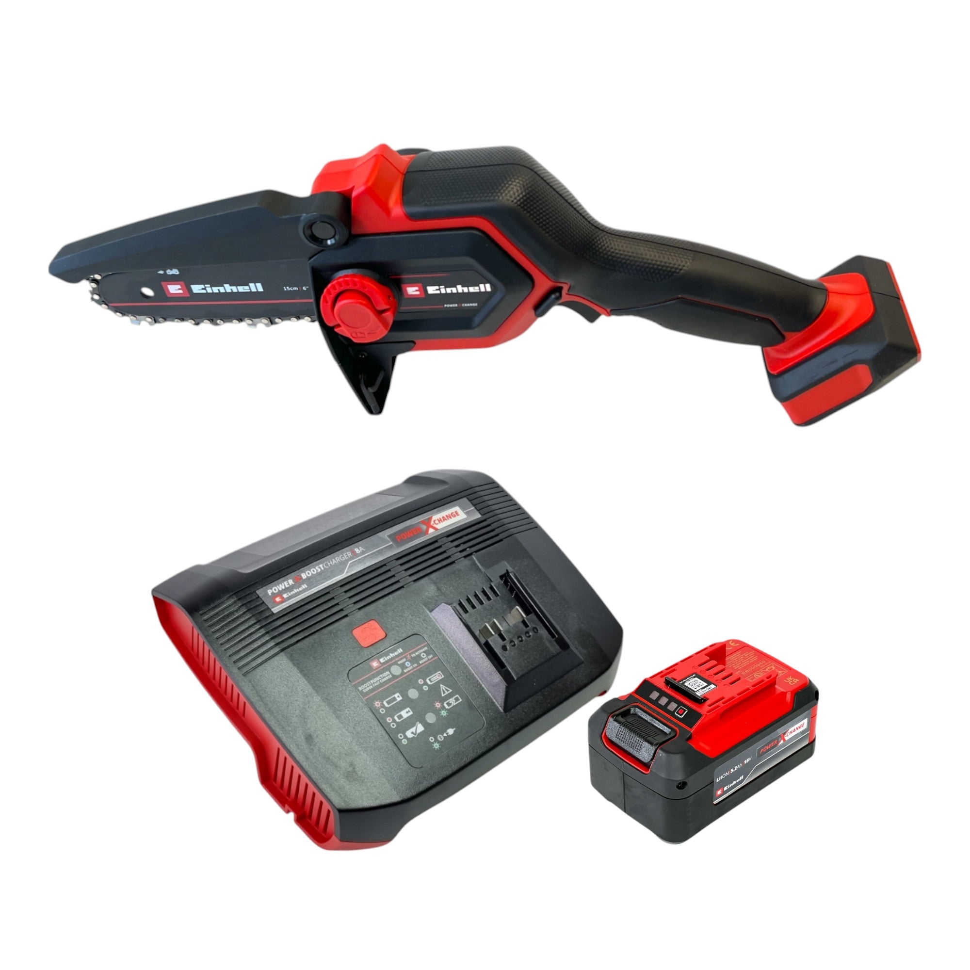 Einhell GE PS 18 15 Li BL Akku Astkettensaege 18 V 15 cm Brushless 1x Akku 5 2 Ah Ladegeraet 0 - toolbrothers