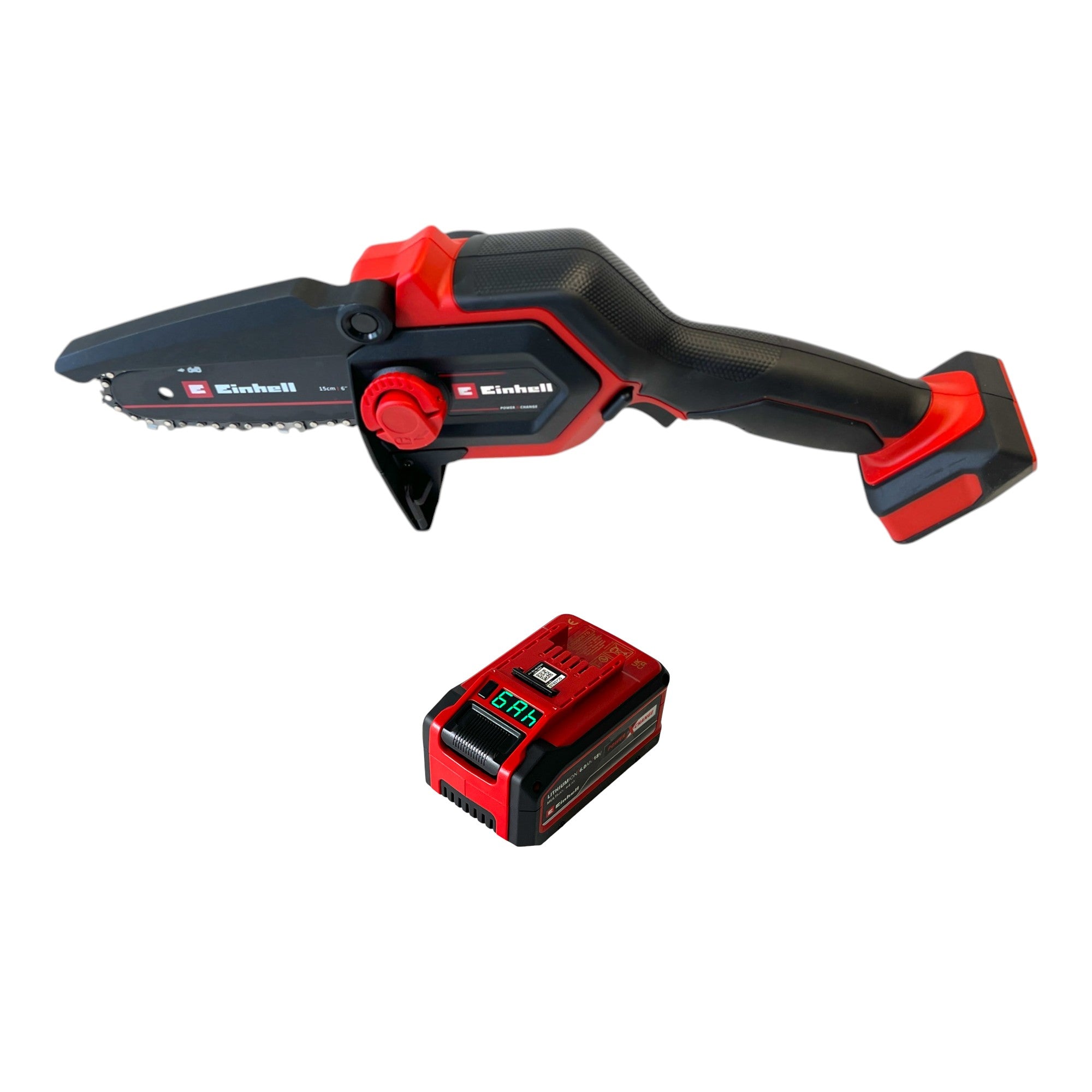 Einhell GE PS 18 15 Li BL Akku Astkettensaege 18 V 15 cm Brushless 1x Akku 6 0 Ah ohne Ladegeraet 0 - toolbrothers