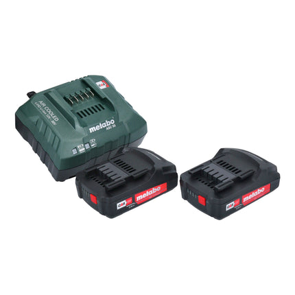 Metabo BSA 18-1000 Faro da cantiere a batteria 18 V 1000 lm + 2x batteria ricaricabile 2,0 Ah + caricatore