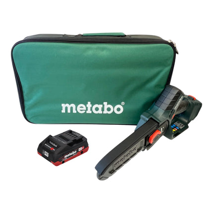 Metabo MS 18 LTX 15 Akku Gehoelzsaege 18 V 15 cm 5 m s 1x LiHD Akku 4 0 Ah Tasche ohne Ladegeraet 0 - toolbrothers