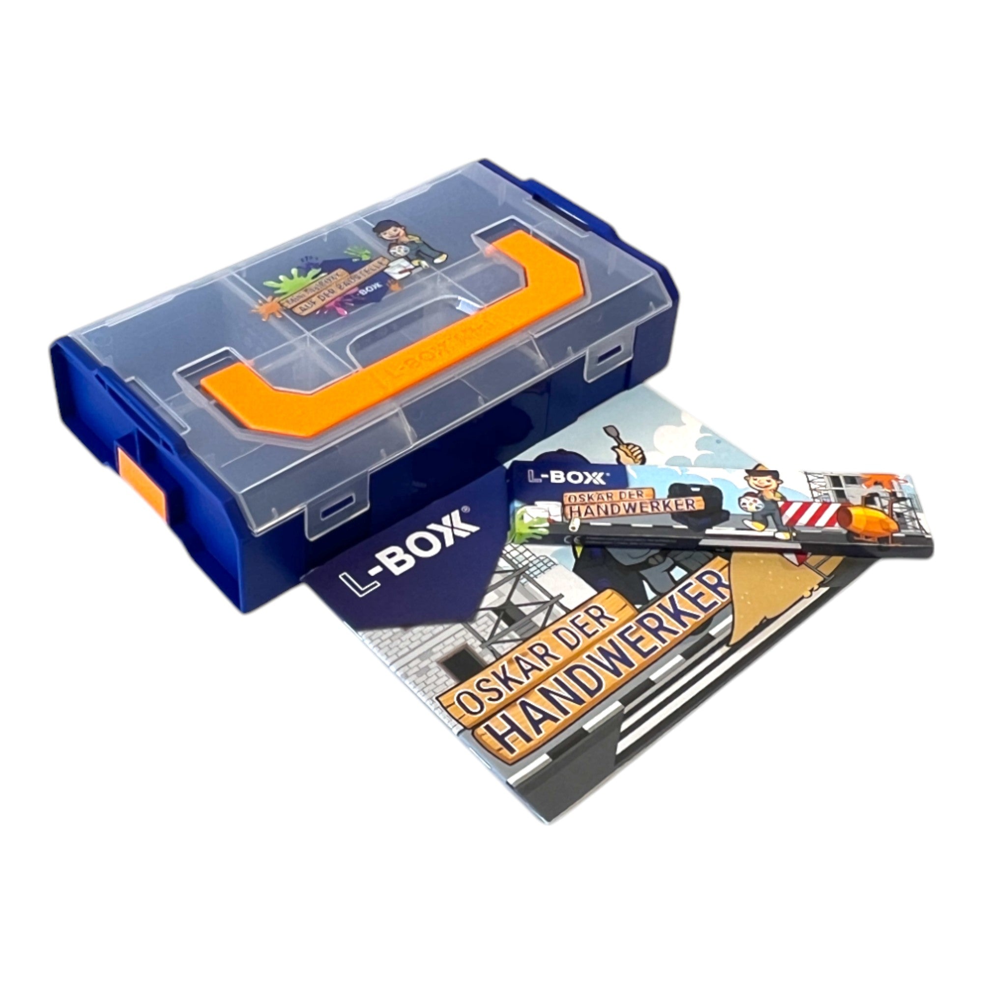 L BOXX Mini Kids Malbuch Oskar der Handwerker mit Stiftset 6 tlg L Boxx Mini 6100001481  0 - toolbrothers