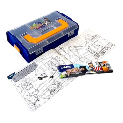 L-BOXX Mini Libro infantil para colorear Oskar el Artesano con juego de lápices 6 piezas + L-Boxx Mini ( 6100001481 )