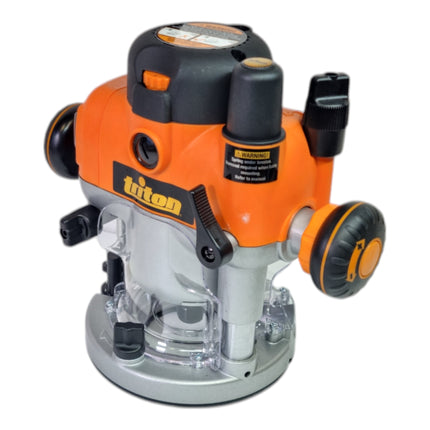 Triton TRA001 Precision Router 2400 W 0 - 68 mm with dual function (330165) + stop