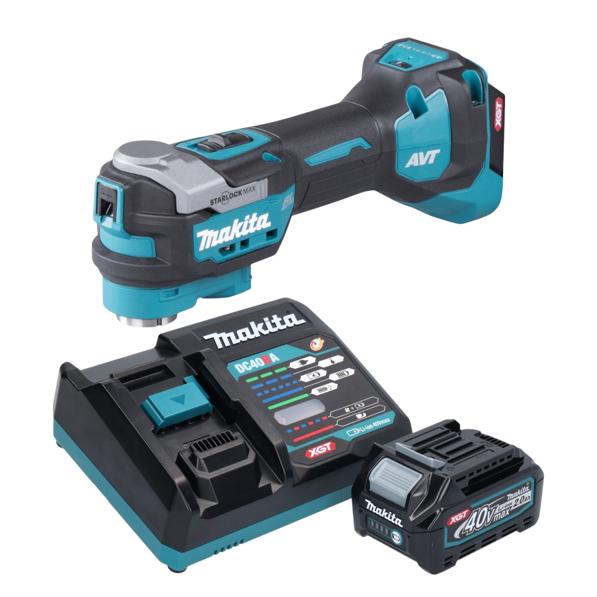 Makita TM 001 GA101 Akku Multifunktionswerkzeug 40 V max Starlock Max Brushless 1x Akku 2 0 Ah Ladegeraet 0 - toolbrothers