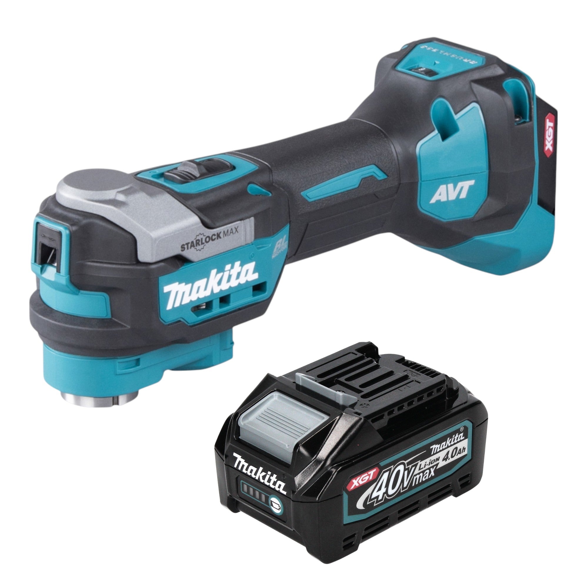Makita TM 001 GM1 Akku Multifunktionswerkzeug 40 V max Starlock Max Brushless 1x Akku 4 0 Ah ohne Ladegeraet 0 - toolbrothers