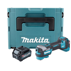 Makita TM 001 GA101 Akku Multifunktionswerkzeug 40 V max. Starlock Max Brushless + 1x Akku 2,0 Ah + Makpac - ohne Ladegerät