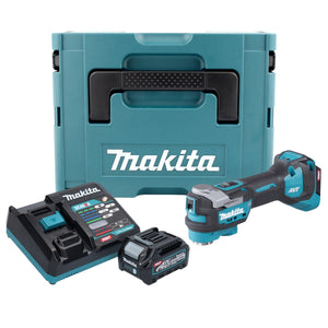 Makita TM 001 GA101 Akku Multifunktionswerkzeug 40 V max. Starlock Max Brushless + 1x Akku 2,0 Ah + Ladegerät + Makpac