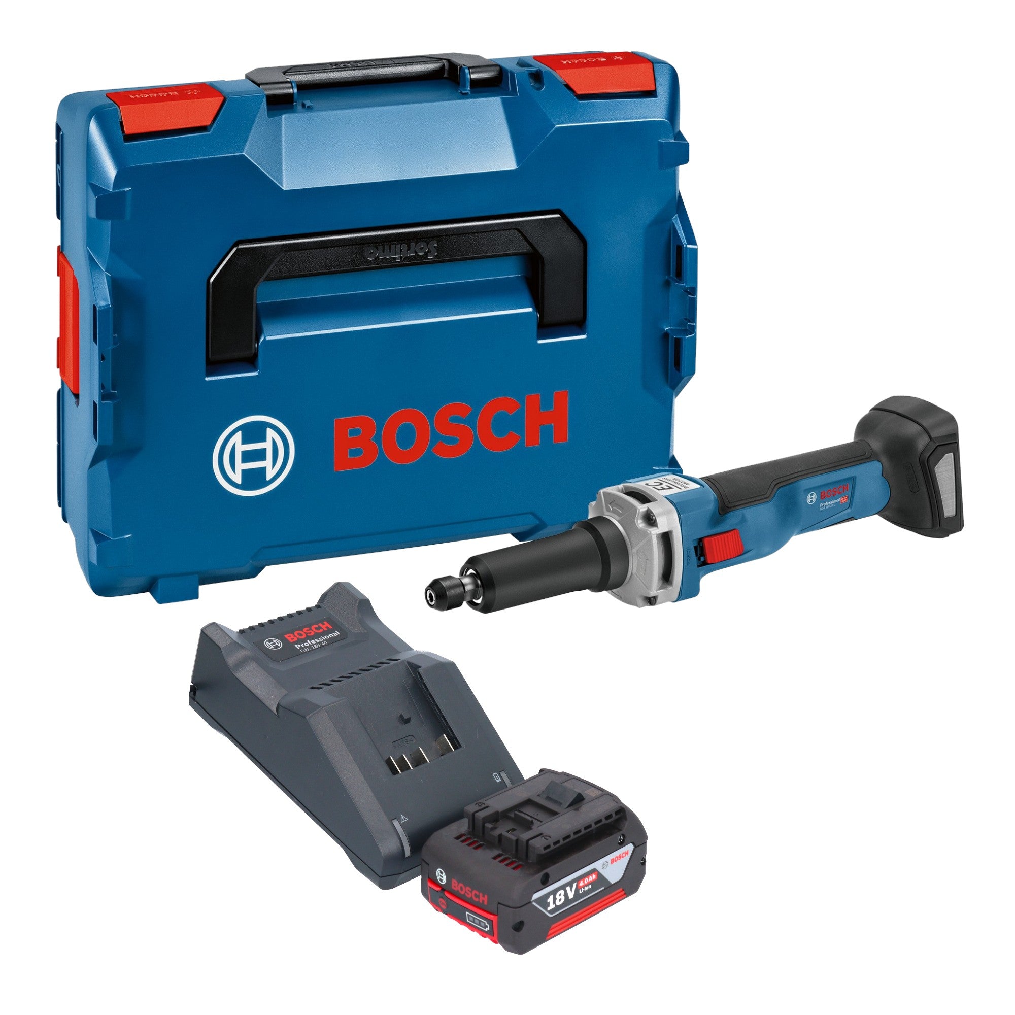 Bosch GGS 18V 23 LC Professional Akku Geradschleifer 18 V Brushless 1x Akku 4 0 Ah Ladegeraet L Boxx 0 - toolbrothers