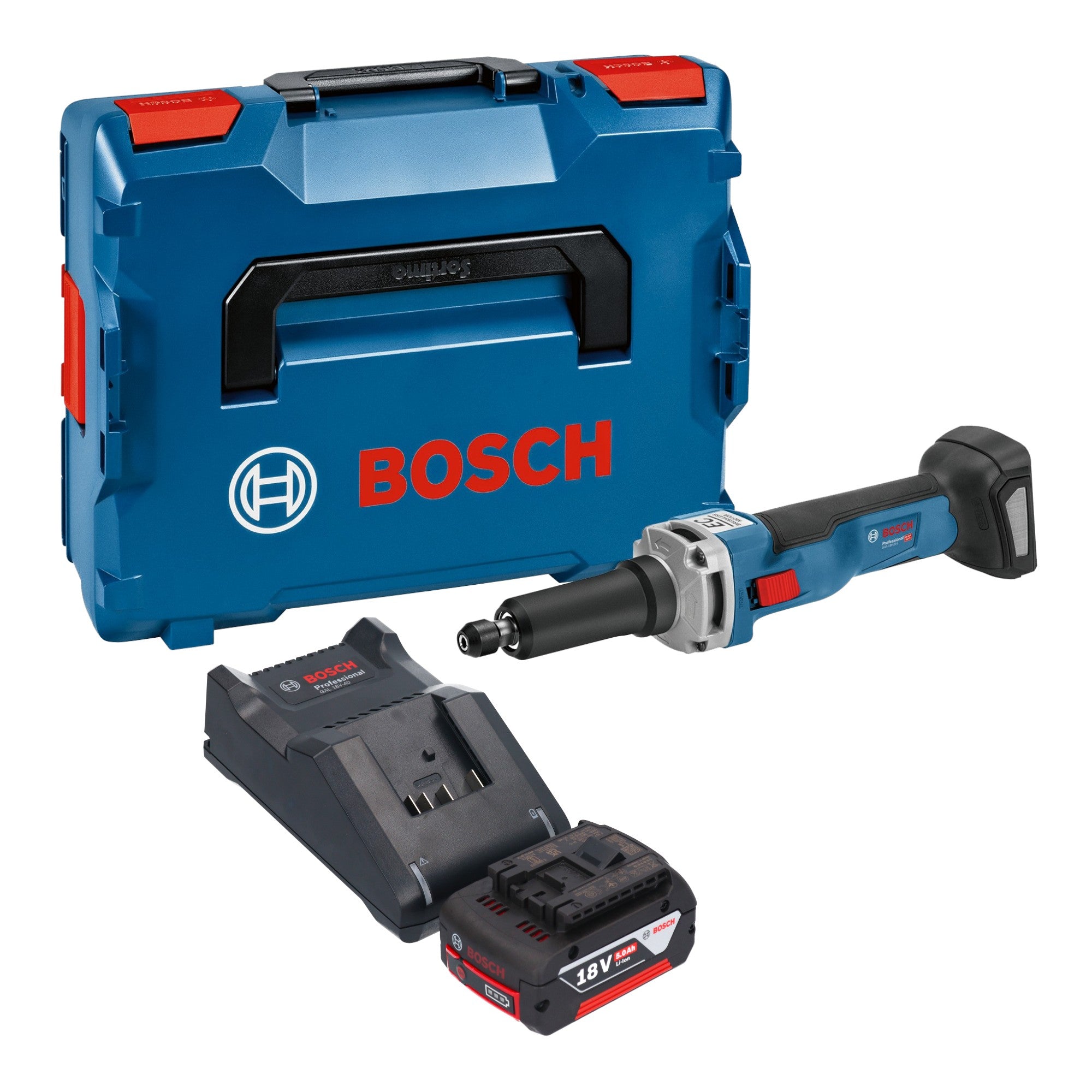 Bosch GGS 18V 23 LC Professional Akku Geradschleifer 18 V Brushless 1x Akku 5 0 Ah Ladegeraet L Boxx 0 - toolbrothers