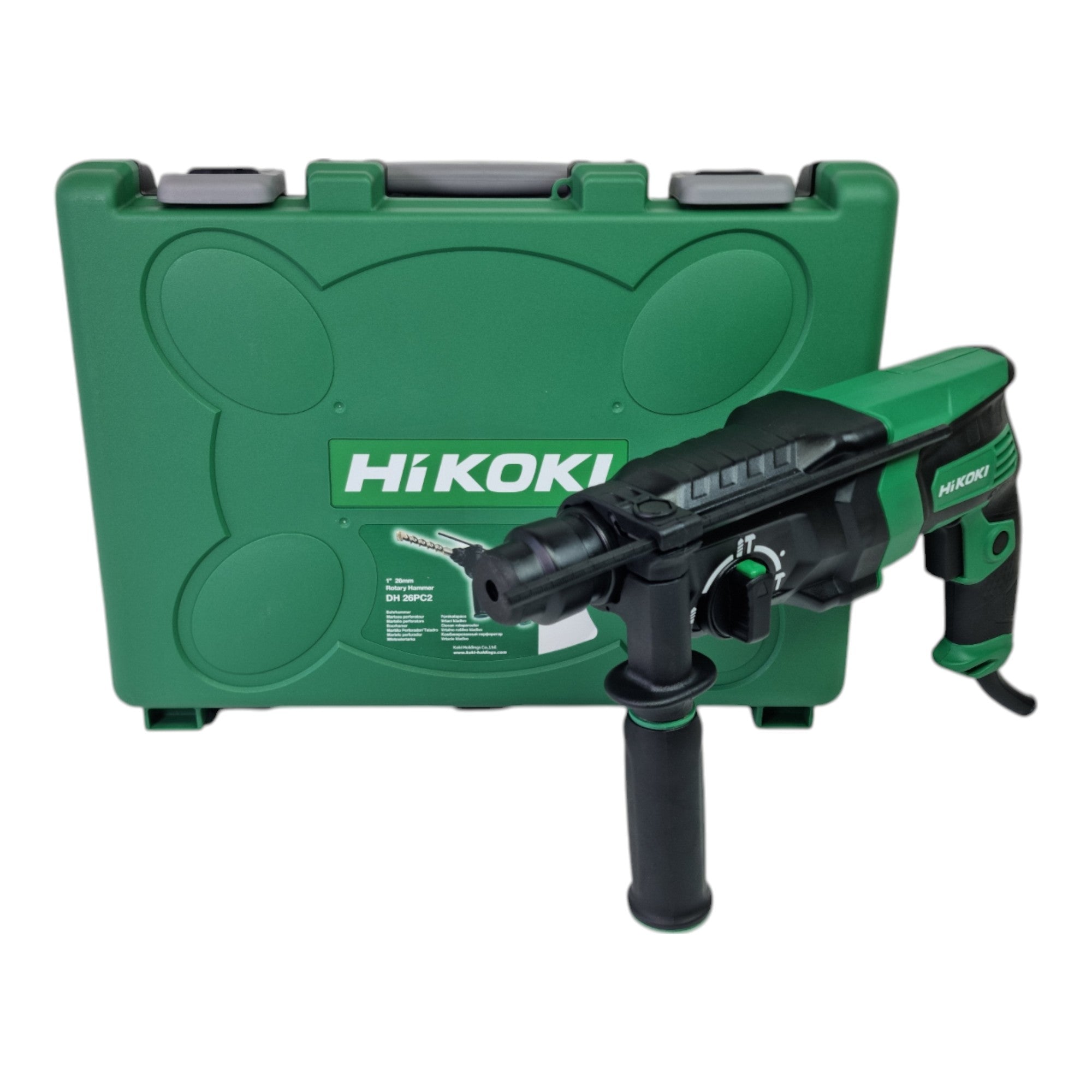 HiKOKI DH26PC2 WSZ Kombihammer 830 Watt 2 9 J SDS Plus Koffer 0 - toolbrothers