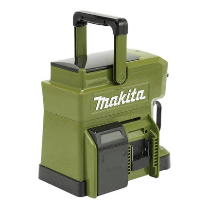 Makita DCM 501 SMO cafetera sin cable 12 V max / 18 V oliva + 1x batería recargable 4,0 Ah + cargador