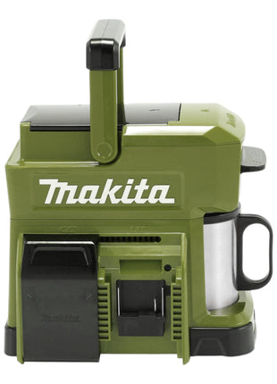 Makita DCM 501 STO Cafetière sans fil 12 V maxi / 18 V Olive + 1x batterie 5,0 Ah + chargeur