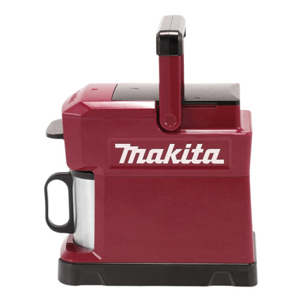 Makita DCM 501 SFAR cordless coffee maker 12 V max / 18 V red + 1x rechargeable battery 3.0 Ah + charger